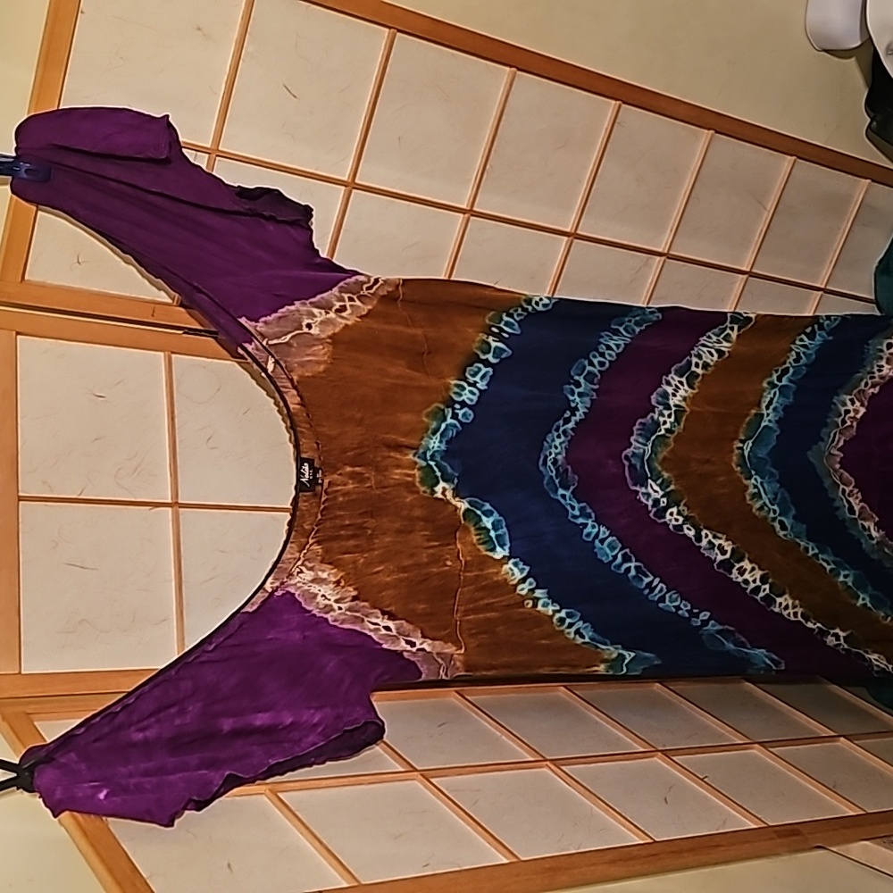 Women Multi-colored Nolita N.Y.C. Plis Size Maxi Dress in a Size 3X
